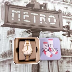 Michael Kors MK6150 Channing Silver Dial Stainless Steel Women's Watch